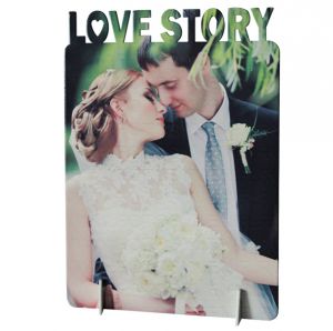 Фоторамка из стали с заголовком " Love Story"