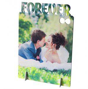 Фоторамка из стали с заголовком "Forever"